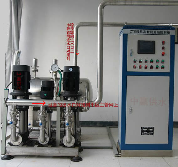 ZYW工廠礦業專用全自動無負壓供水設備(自來水-加壓設備-用水點)